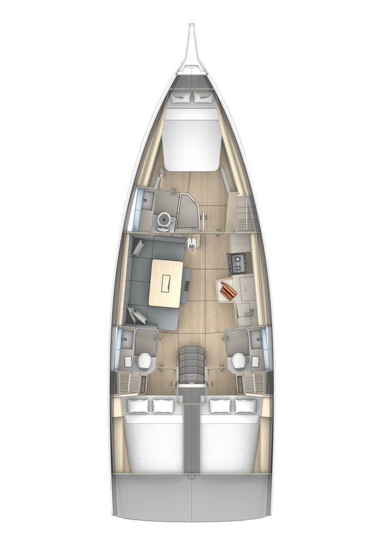 Yacht charter Procida - Dufour Dufour 41 on SamBoat