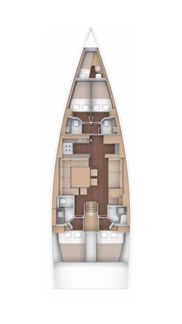 Hire Sailboat Dufour with a boat licence
