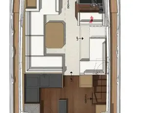 Luxury Yacht hire in Punat - Jeanneau Prestige 520 Flybridge - 3 + 1 cab.