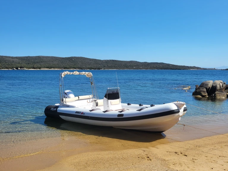 Selva Evolution D.650 charter bareboat or skippered in  Pianottoli-Caldarello