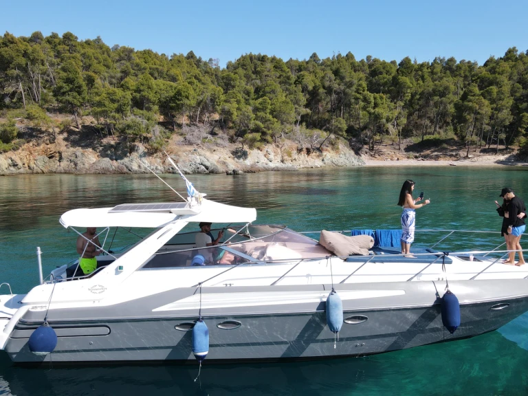 Sunseeker Martinique 39 charter bareboat or skippered in  Pefkohori