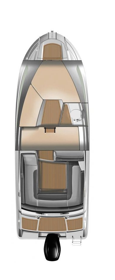 Hire Motorboat Jeanneau with a boat licence