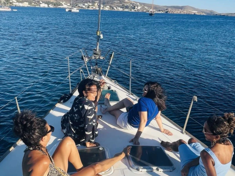 Yacht hire Paros Port cheap Sun Odyssey 49