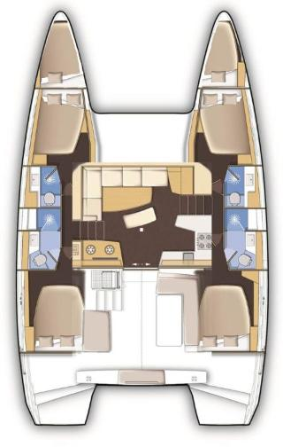 Hire Catamaran with or without skipper Lagoon Murter-Kornati