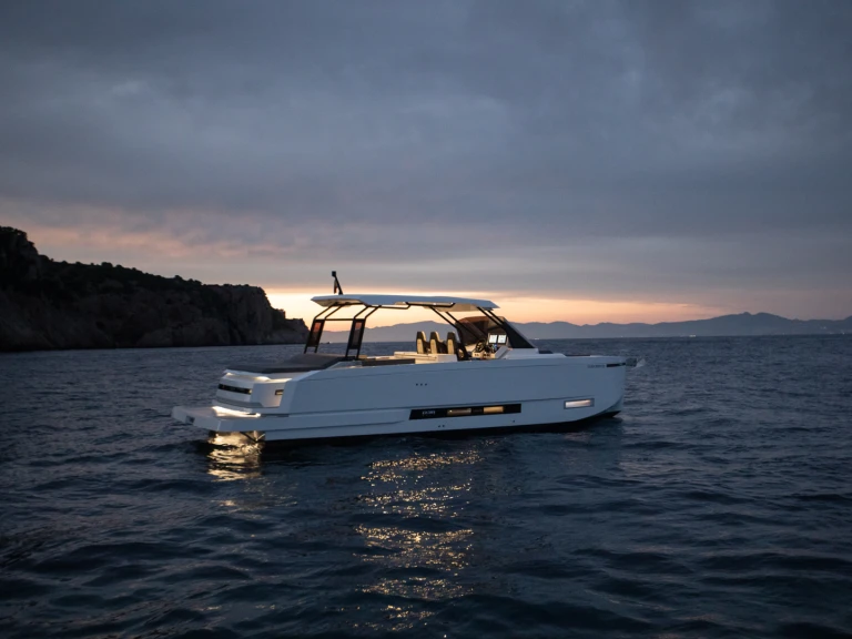 De Antonio D36 Open charter bareboat or skippered in  Herceg Novi