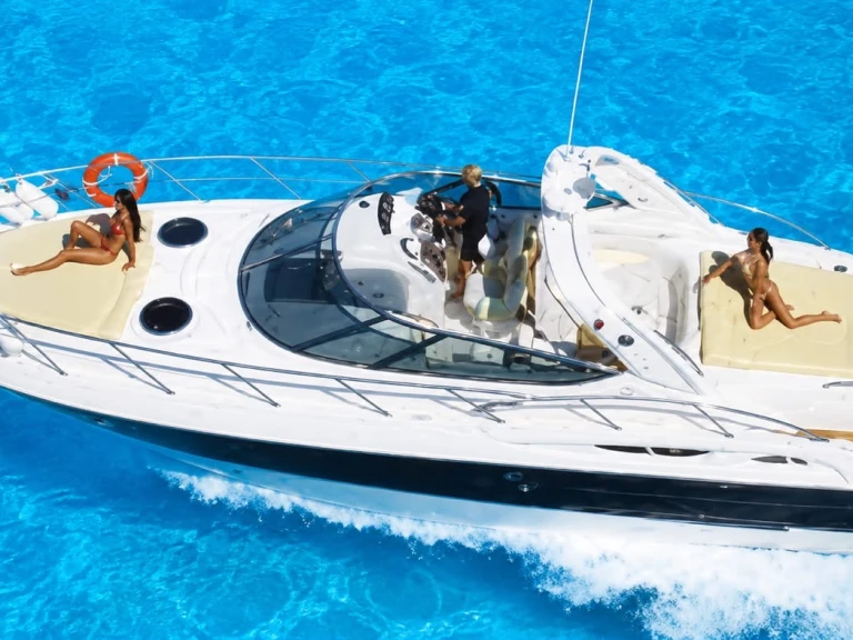 Cranchi Endurance 41 charter bareboat or skippered in  Antibes
