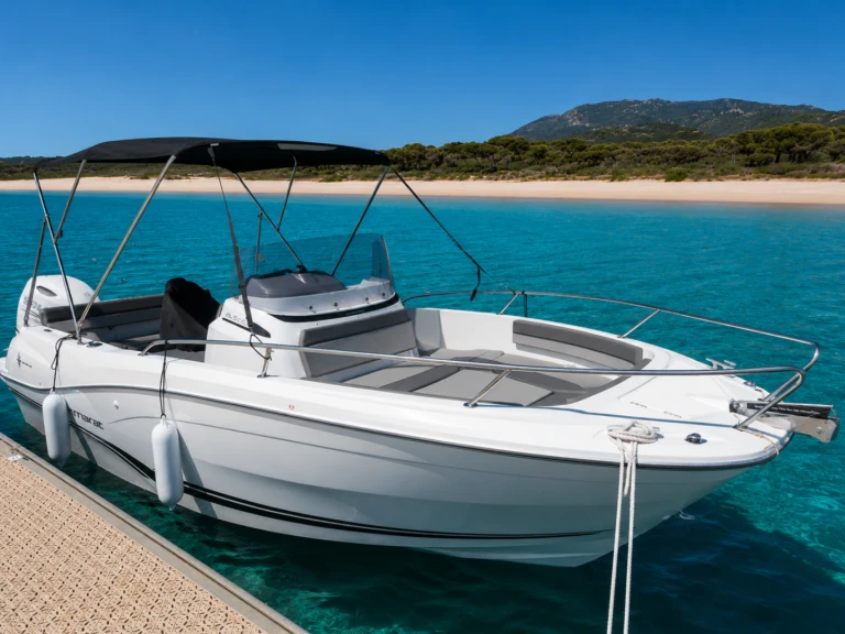 Jeanneau Cap Camarat 6.5 CC Serie 3 charter bareboat or skippered in  Porto-Vecchio
