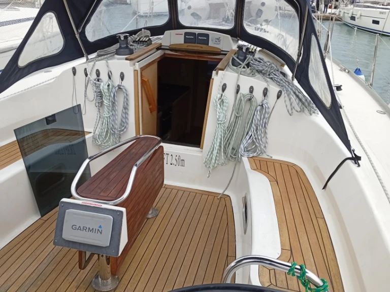 Cobra 411 charter bareboat or skippered in  Trogir