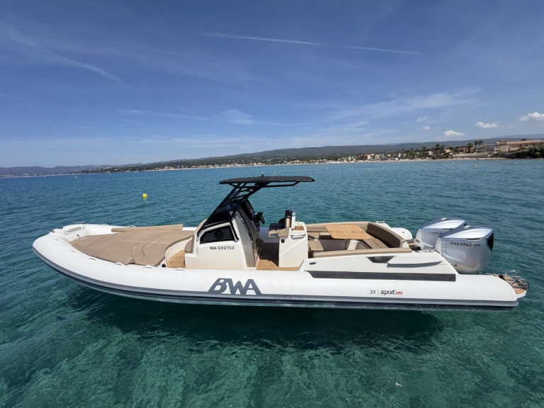 Bwa SPORT 33 GTO charter bareboat or skippered in  La Madrague