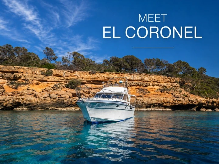 Fairline Corniche 31 Fly charter bareboat or skippered in  Sant Antoni de Portmany