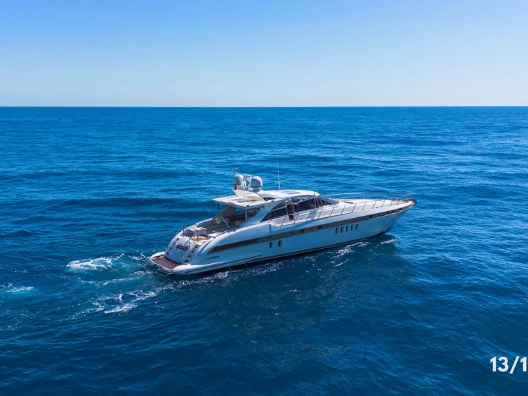 Overmarine S.p.a mangusta 80 charter bareboat or skippered in  Cannes