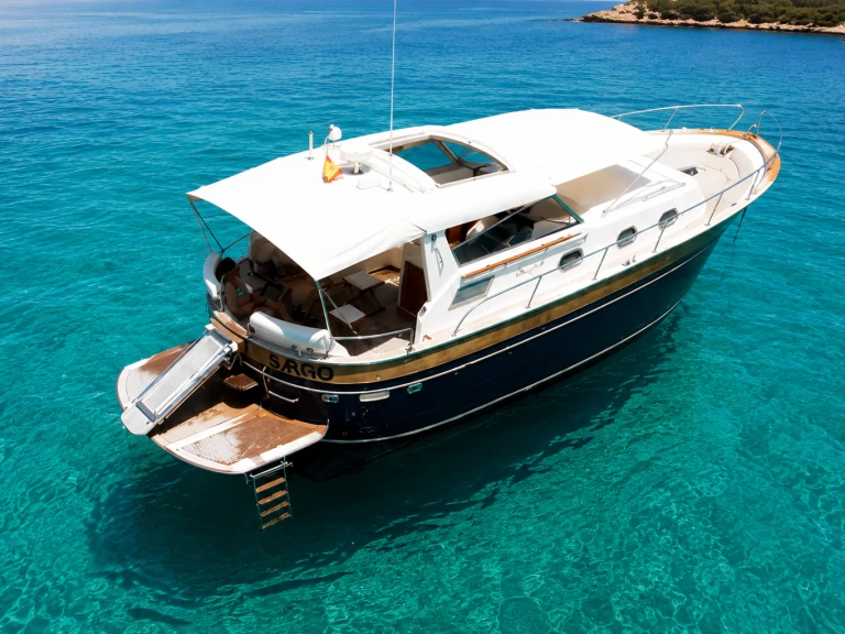 Apreamare 100 comfort charter bareboat or skippered in  Mahon Port