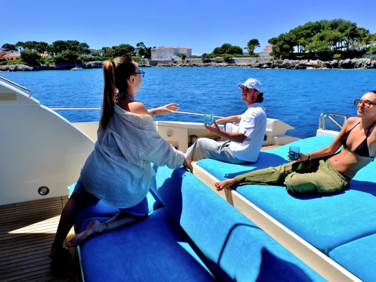 Riva EGO 68 charter bareboat or skippered in  Saint-Laurent-du-Var