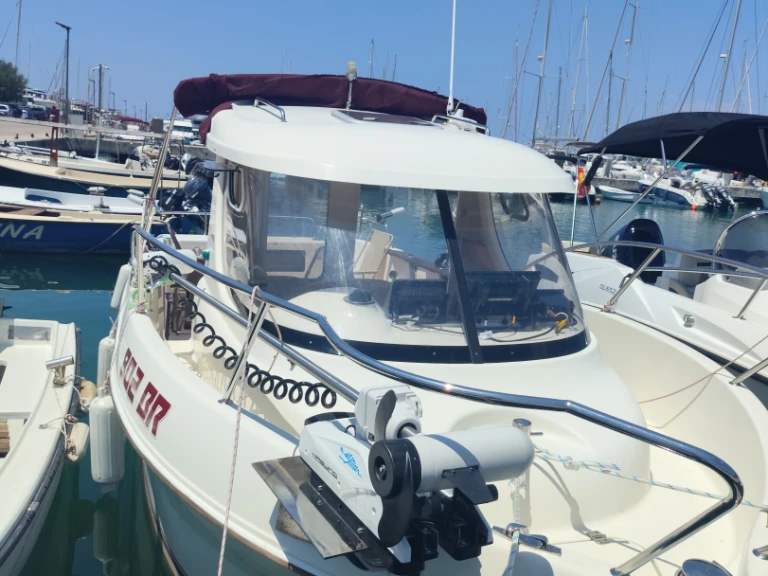Quicksilver Arvor 215 AS charter bareboat or skippered in  Bar