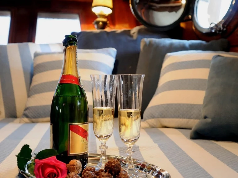 Traditional Wooden Yacht Virgo charter bareboat or skippered in  Perigiali
