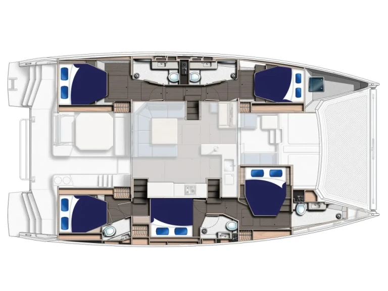 Yacht charter Saint George - Leopard Leopard 50 on SamBoat