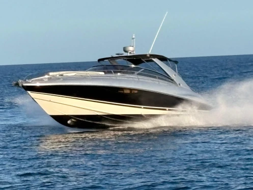 Sunseeker Superhawk 43 charter bareboat or skippered in  Cannes