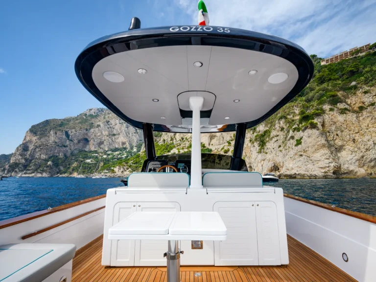 Gozzo Gozzo35 charter bareboat or skippered in  Antibes