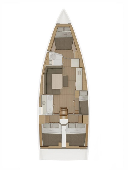Hire Sailboat Dufour with a boat licence