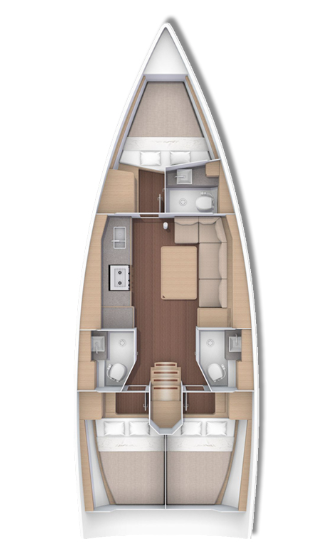 Yacht hire Alimos cheap Dufour 390 GL