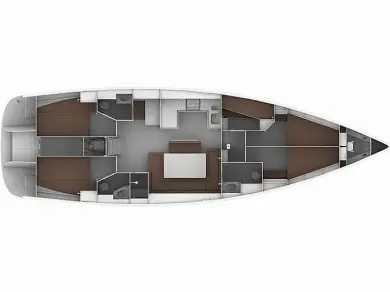 Yacht hire Lefkáda cheap Cruiser 50