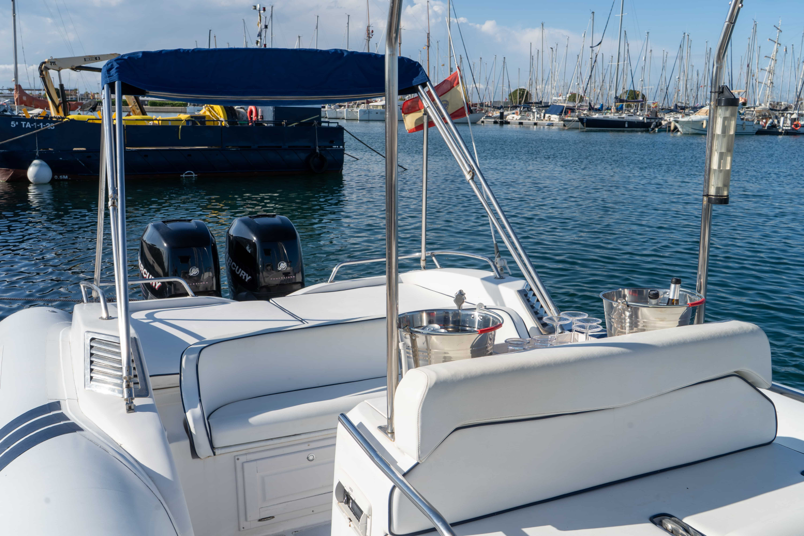 Hire RIB Sacs with a boat licence
