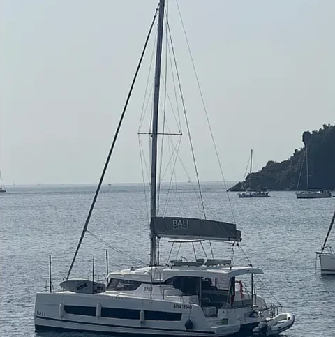 Hire Catamaran with or without skipper Bali Furnari