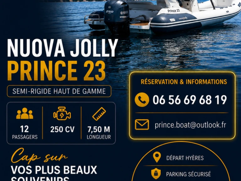Hire RIB with or without skipper Nuova Jolly Hyères