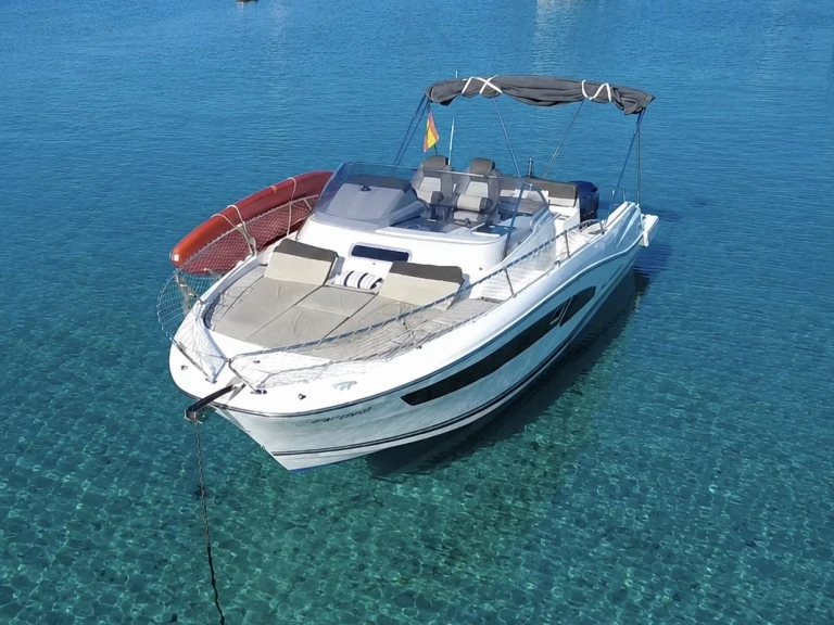 Jeanneau Cap Camarat 9.0 WA charter bareboat or skippered in  Sant Antoni de Portmany