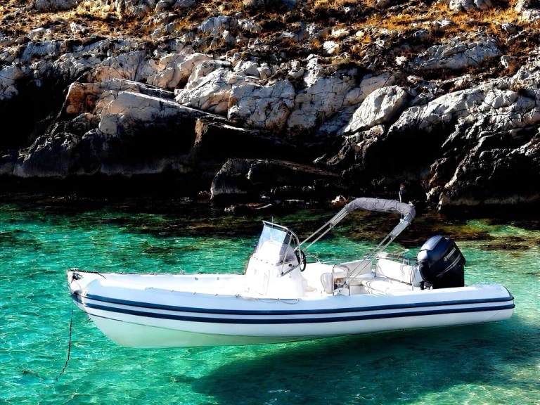 Semi-Rigide 7 m charter bareboat or skippered in  Bormes-les-Mimosas