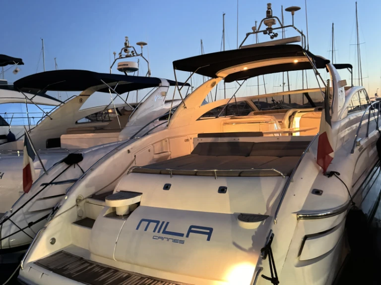 Princess Princess V52 charter bareboat or skippered in  Cannes