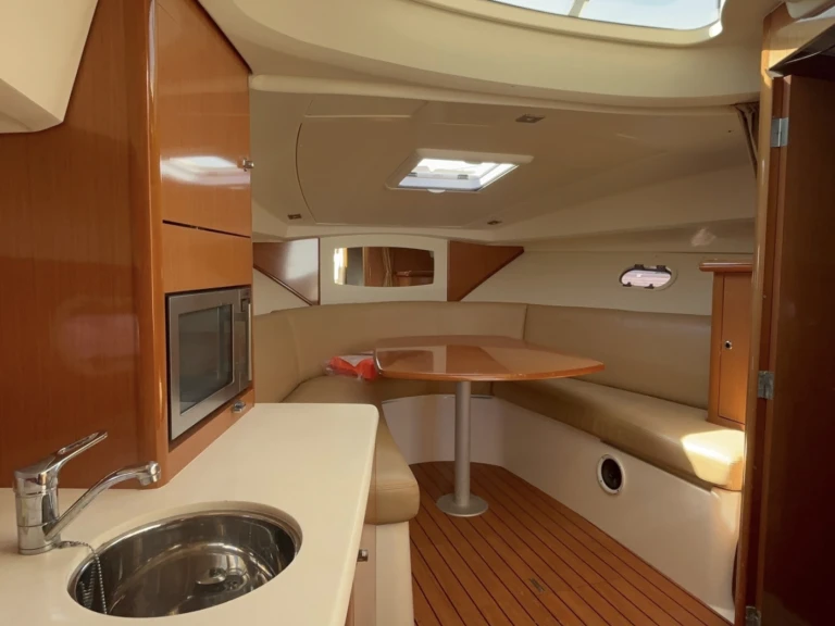 Jeanneau Prestige 30 S charter bareboat or skippered in  Cannes