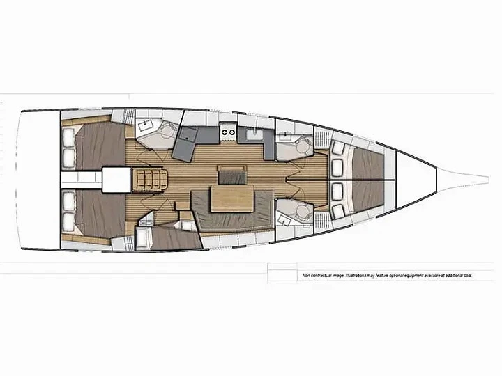 Yacht charter Piraeus - Bénéteau Oceanis 46.1/5 on SamBoat