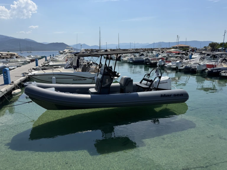 MAR SEA FISHER 680 charter bareboat or skippered in  Porto Pollo