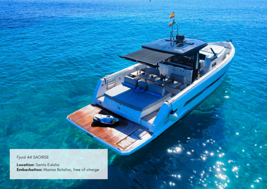 Motorboat hire in Santa Eulària des Riu - Fjord Fjord 44 Open