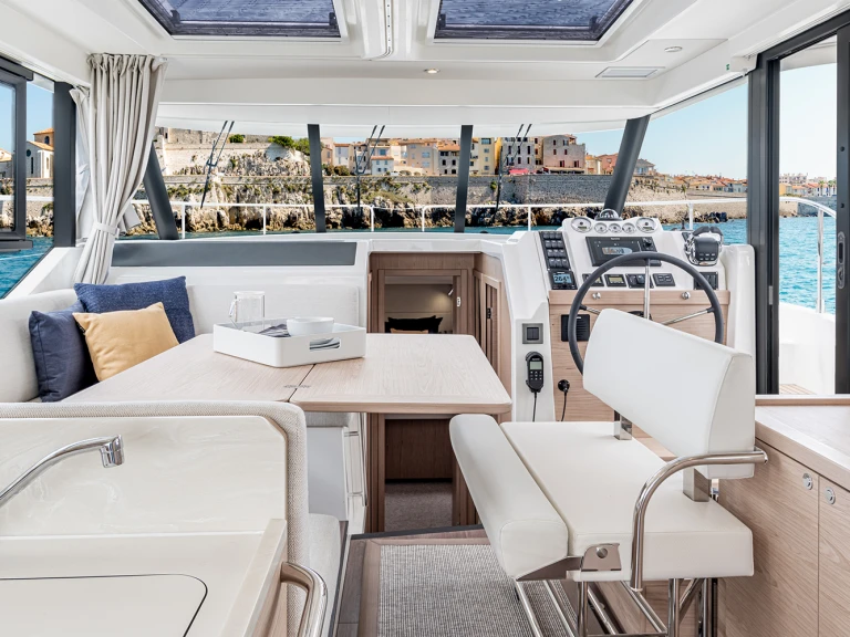Bénéteau Swift Trawler 41 Fly charter bareboat or skippered in  Juan-les-Pins