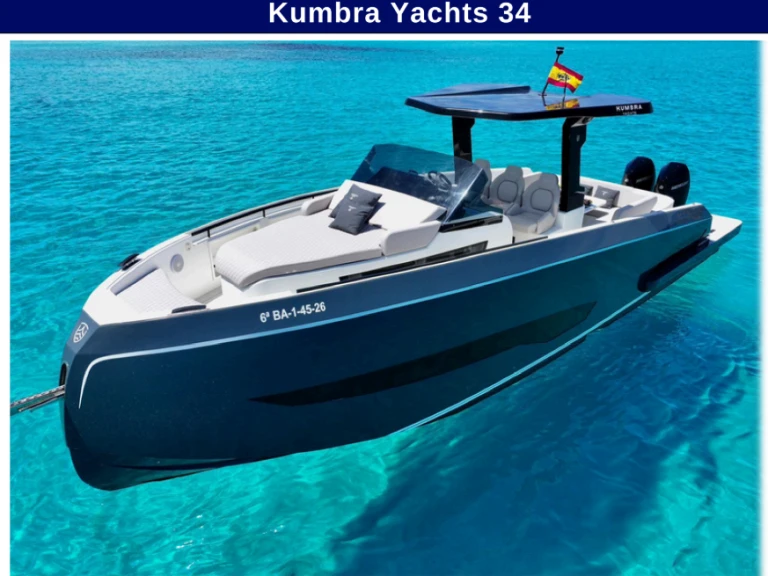 KUMBRA Kumbra 34 charter bareboat or skippered in  Ibiza Town