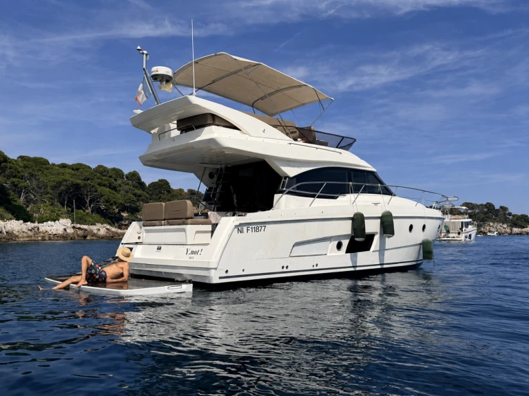 Bavaria Virtess 420 Fly charter bareboat or skippered in  Antibes