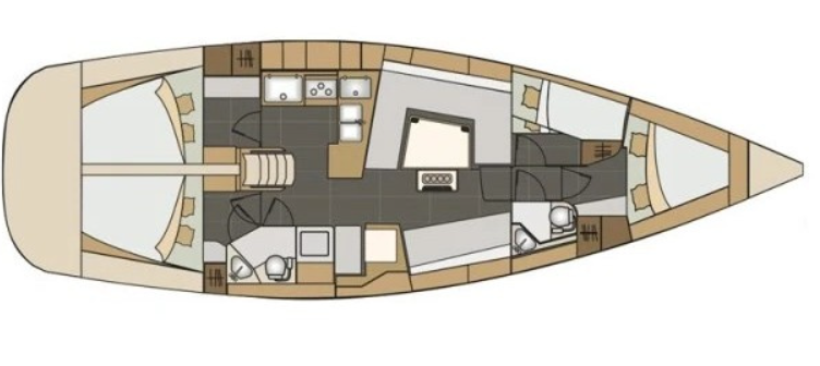 Hire Sailboat Elan 45 Impression with a boat licence