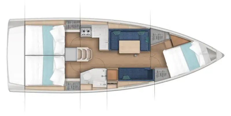 Sailboat hire in Hyères - Jeanneau Sun Odyssey 380