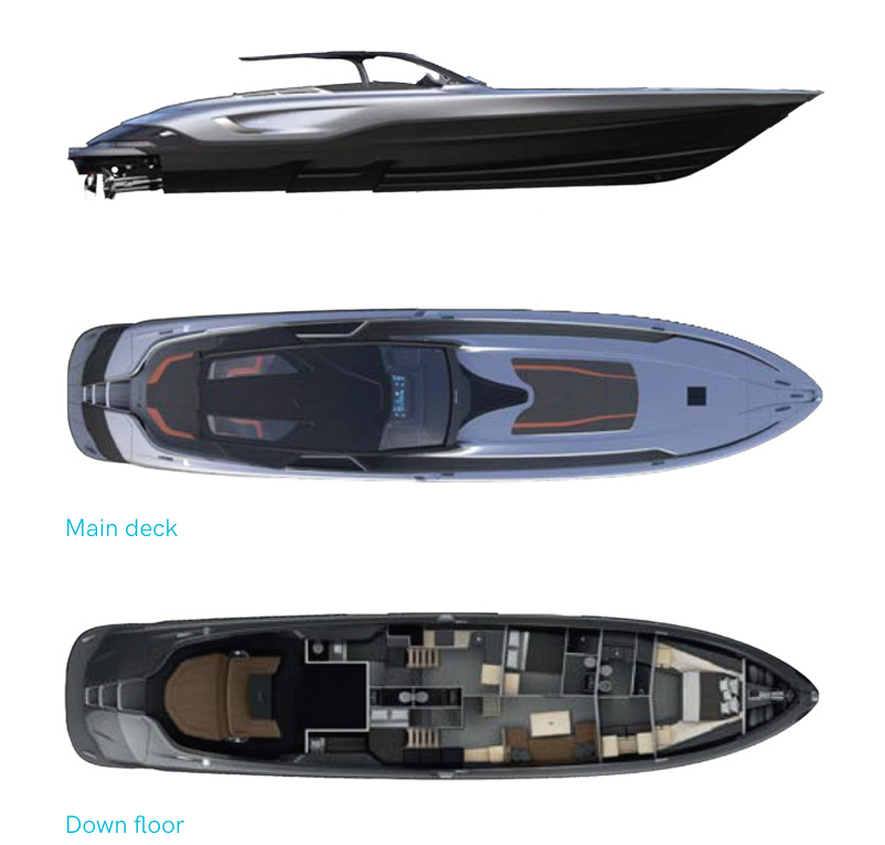 Luxury Yacht hire in Ibiza Town - BOLIDE BOLIDE 80