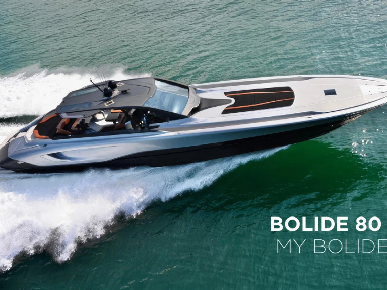 BOLIDE BOLIDE 80 charter bareboat or skippered in  Ibiza Town