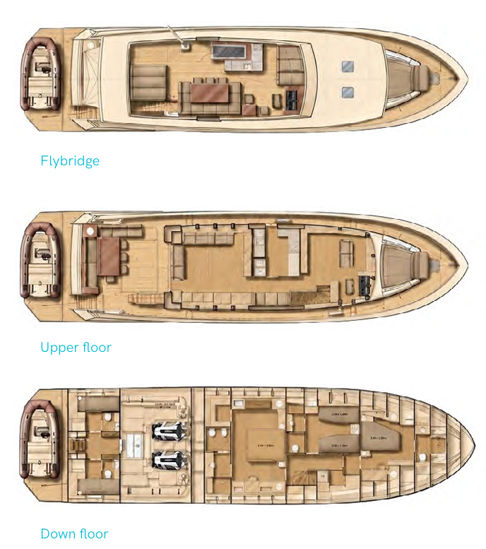 Hire Luxury Yacht with or without skipper Gobbi Ibiza Town