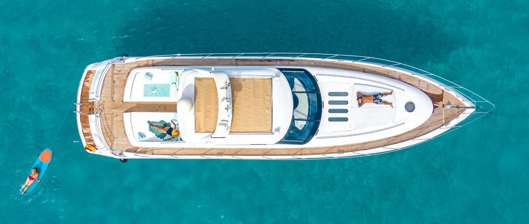 Hire Luxury Yacht with or without skipper Princess Ibiza Town