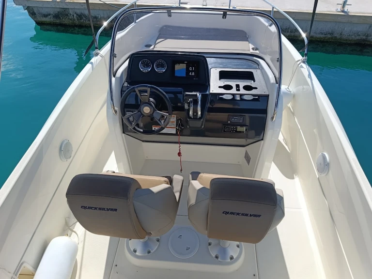 Quicksilver Activ 605 Open charter bareboat or skippered in  SCT Marina Trogir