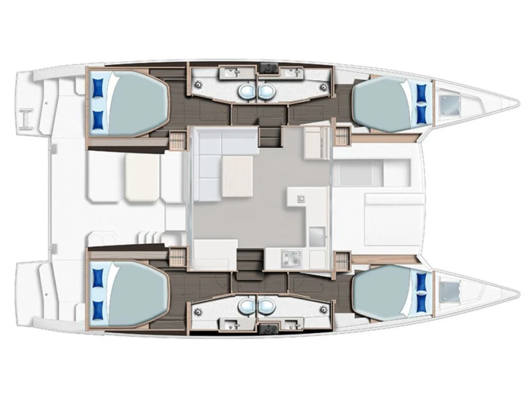 Catamaran hire in Road Town -  Sunsail 424/4/4