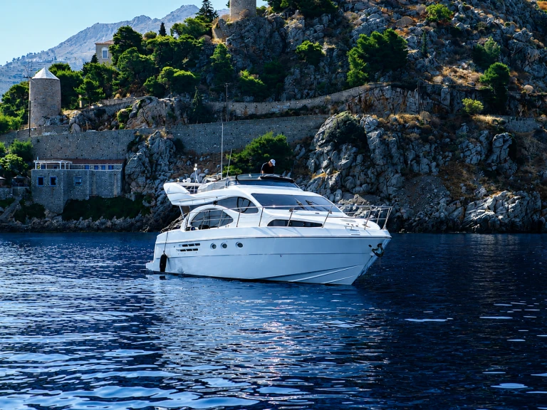 Yacht charter Alimos Marina - Azimut Azimut 46 Fly on SamBoat