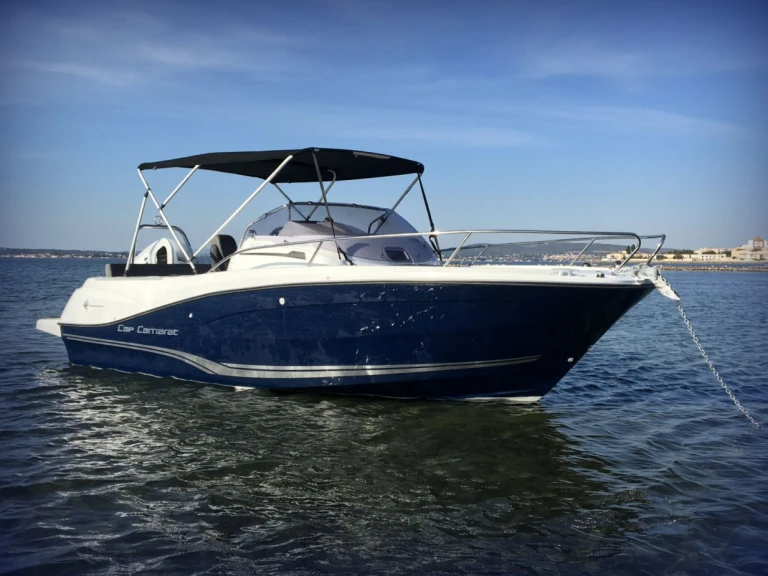 Jeanneau Cap Camarat 6.5 WA charter bareboat or skippered in  Sète