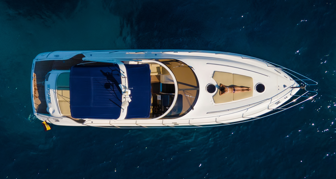 Princess Princess V50 charter bareboat or skippered in  Ibiza Town