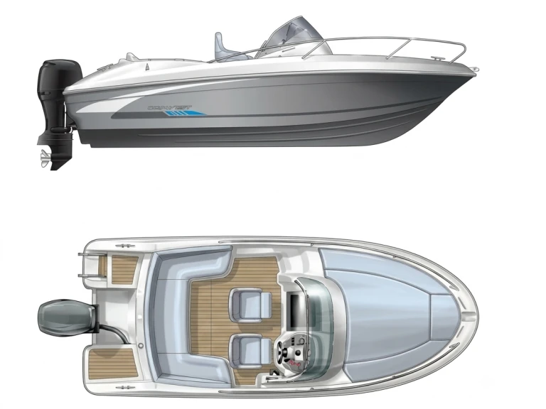 Motorboat hire in Saint-Raphaël - Bénéteau Flyer 6.6 SUNdeck